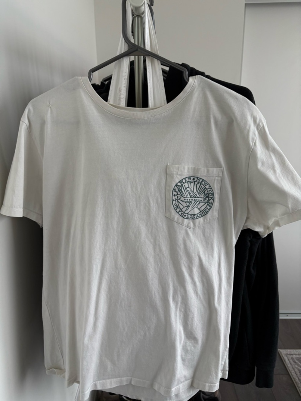 Maison kitsune white shirt